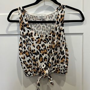 Leopard Print Crop Top